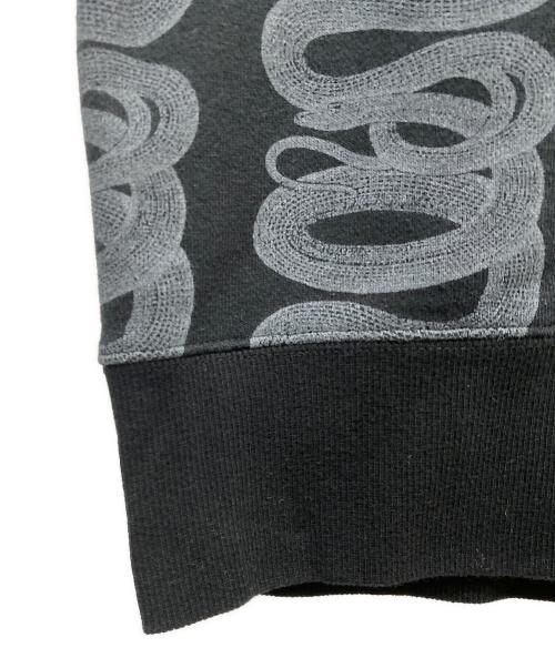 Thee Hysteric XXX（ジィ ヒステリックトリプルエックス）Thee Hysteric XXX (ジィ ヒステリックトリプルエックス) SNAKE LOOP SWEAT グレー サイズ:Mの古着・服飾アイテム