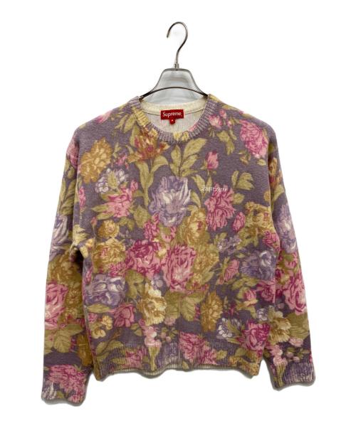 SUPREME（シュプリーム）Supreme (シュプリーム) Printed Floral Angora Sweater マルチカラー サイズ:Mの古着・服飾アイテム