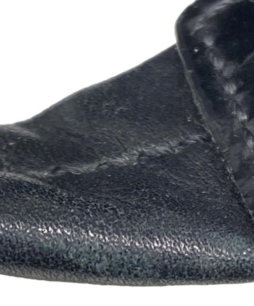 CHANEL（シャネル）CHANEL (シャネル) ハラコ×パテントレザー トートバッグ ブラックの古着・服飾アイテム