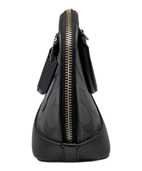 COACH（コーチ）COACH (コーチ) ミニ シエラシグネチャー 2WAY ハンドバッグ ブラックの古着・服飾アイテム