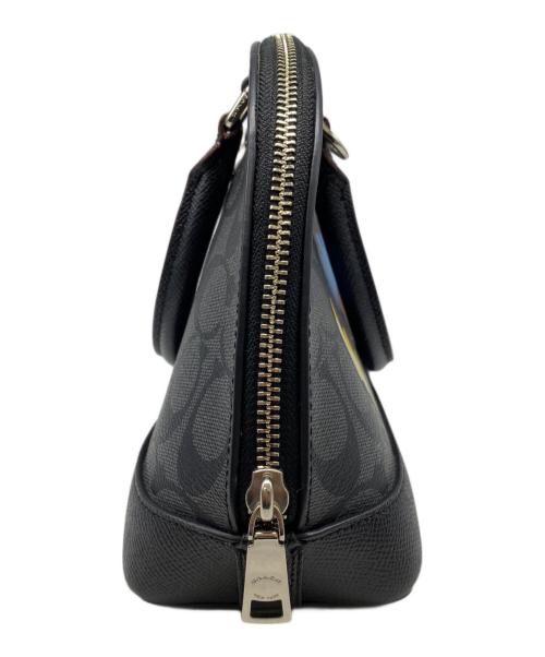 COACH（コーチ）COACH (コーチ) ミニ シエラシグネチャー 2WAY ハンドバッグ ブラックの古着・服飾アイテム