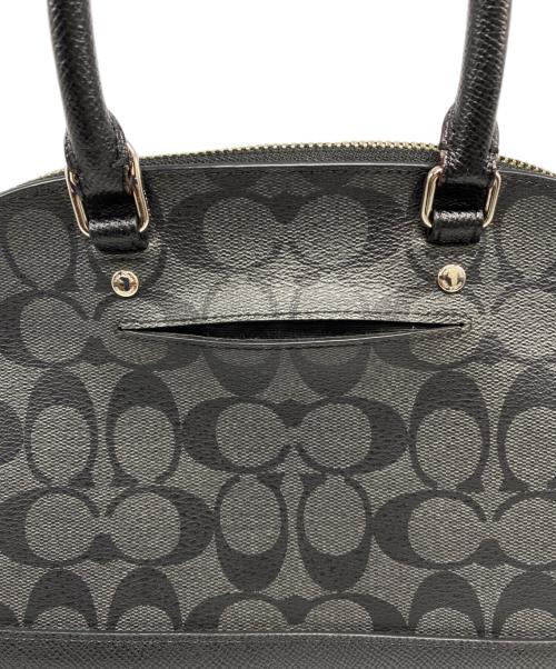 COACH（コーチ）COACH (コーチ) ミニ シエラシグネチャー 2WAY ハンドバッグ ブラックの古着・服飾アイテム