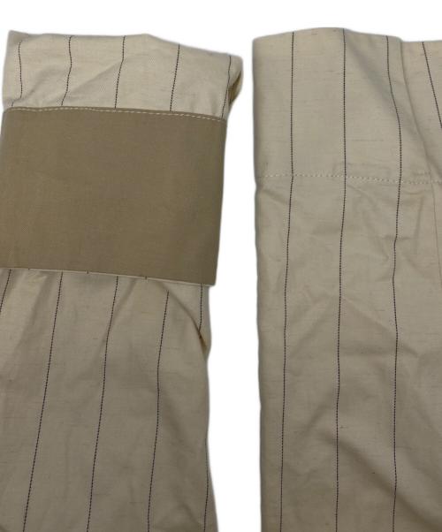 MACKINTOSH PHILOSOPHY（マッキントッシュ フィロソフィー）MACKINTOSH PHILOSOPHY (マッキントッシュ フィロソフィー) リネン混ノーカラーコート ベージュ サイズ:38の古着・服飾アイテム