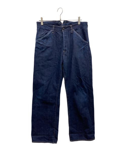 POLO RALPH LAUREN（ポロ・ラルフローレン）POLO RALPH LAUREN (ポロ・ラルフローレン) セルビッチシンチバックデニムパンツ インディゴ サイズ:33の古着・服飾アイテム