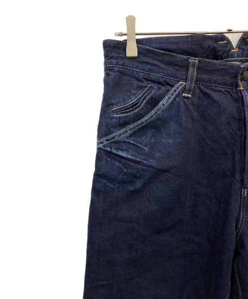 POLO RALPH LAUREN（ポロ・ラルフローレン）POLO RALPH LAUREN (ポロ・ラルフローレン) セルビッチシンチバックデニムパンツ インディゴ サイズ:33の古着・服飾アイテム