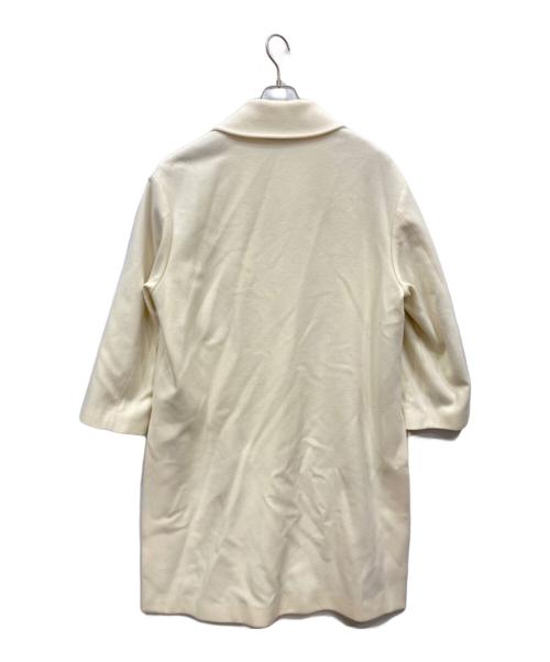 CULLNI（クルニ）CULLNI (クルニ) Melton Double Pocket Long Coat ホワイト サイズ:1の古着・服飾アイテム