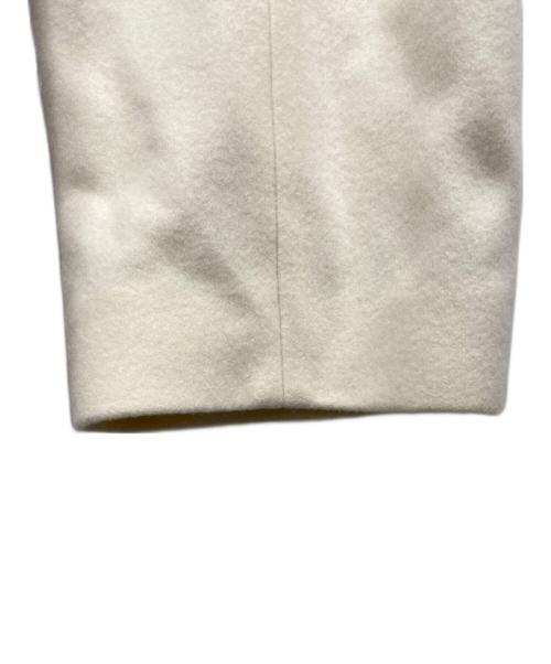 CULLNI（クルニ）CULLNI (クルニ) Melton Double Pocket Long Coat ホワイト サイズ:1の古着・服飾アイテム