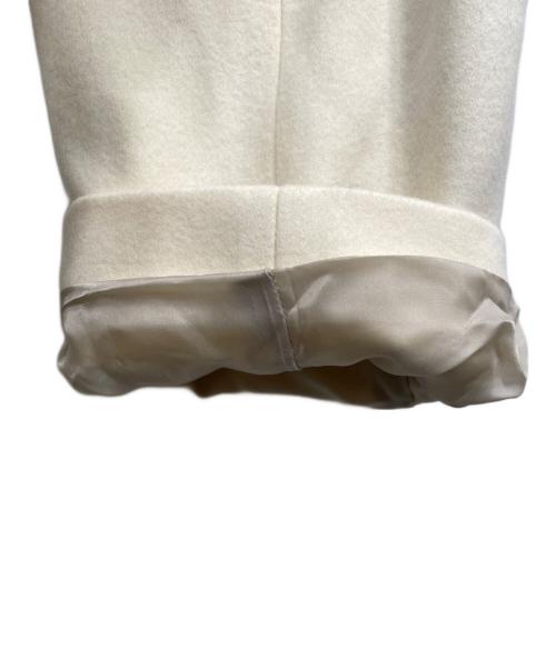 CULLNI（クルニ）CULLNI (クルニ) Melton Double Pocket Long Coat ホワイト サイズ:1の古着・服飾アイテム