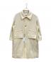 CULLNI（クルニ）の古着「Melton Double Pocket Long Coat」｜ホワイト