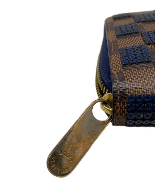 LOUIS VUITTON（ルイ ヴィトン）LOUIS VUITTON (ルイ ヴィトン) 長財布 ブラウン×ブルーの古着・服飾アイテム