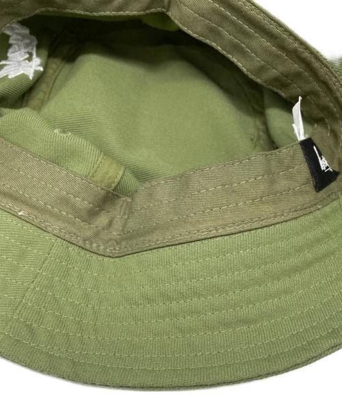 stussy（ステューシー）stussy (ステューシー) Stock Lock Deep Bucket Hat カーキ サイズ:L/XLの古着・服飾アイテム