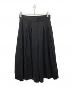 ANAYIアナイ）の古着「タックワイドガウチョパンツ」｜ブラック