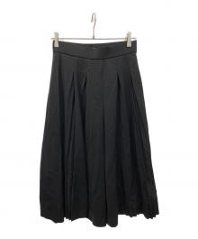 ANAYI（アナイ）の古着「タックワイドガウチョパンツ」｜ブラック