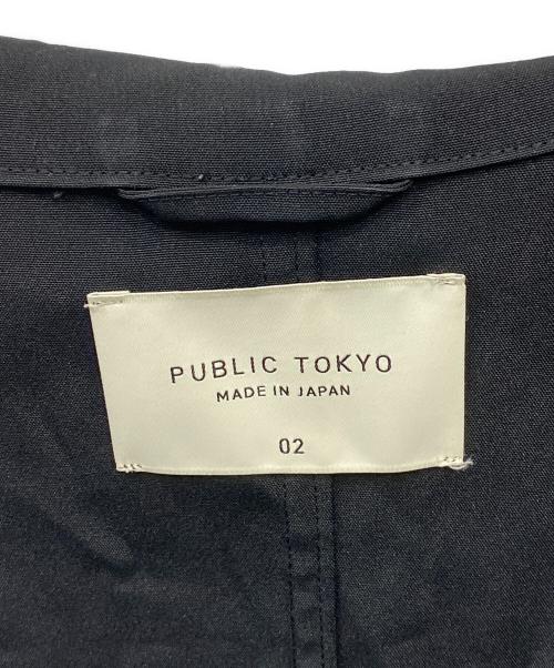 PUBLIC TOKYO（パブリックトウキョウ）PUBLIC TOKYO (パブリックトウキョウ) S/Sジャケット ブラック サイズ:2の古着・服飾アイテム