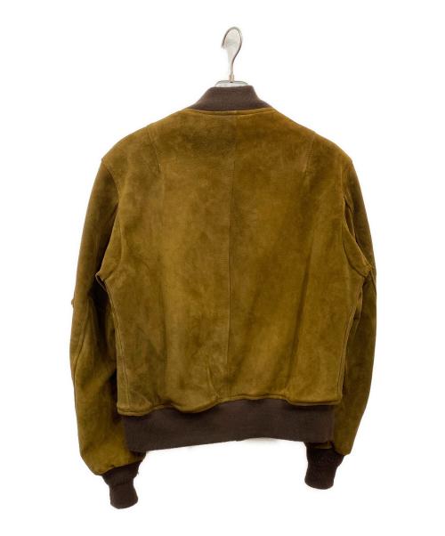 Schott（ショット）Schott (ショット) スエード MA-1 ジャケット ブラウン サイズ:Lの古着・服飾アイテム
