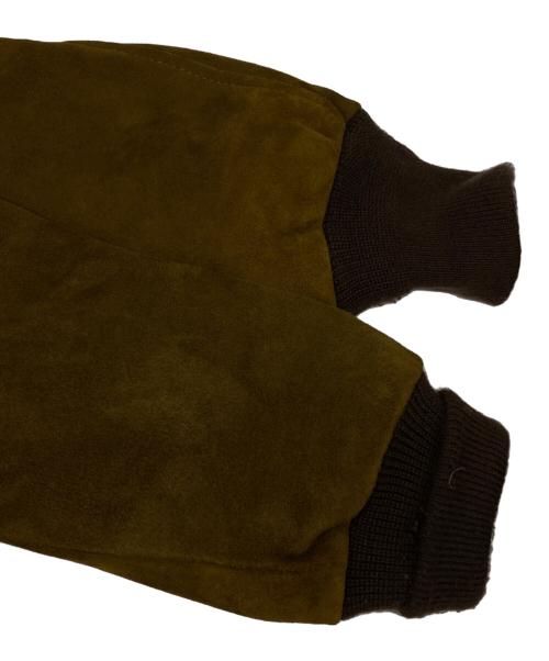 Schott（ショット）Schott (ショット) スエード MA-1 ジャケット ブラウン サイズ:Lの古着・服飾アイテム