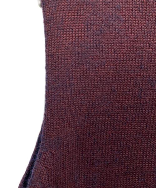 Martin Margiela 10（マルタン・マルジェラ 10）Martin Margiela 10 (マルタン・マルジェラ 10) ウールモヘアハイネックニットベスト パープル サイズ:Sの古着・服飾アイテム