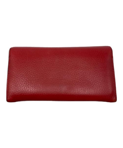 GUCCI（グッチ）GUCCI (グッチ) 長財布 レッドの古着・服飾アイテム