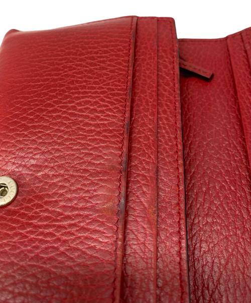 GUCCI（グッチ）GUCCI (グッチ) 長財布 レッドの古着・服飾アイテム