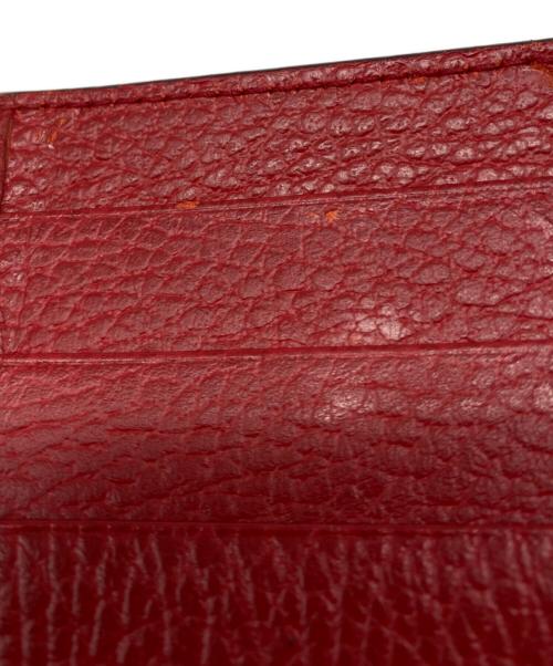 GUCCI（グッチ）GUCCI (グッチ) 長財布 レッドの古着・服飾アイテム