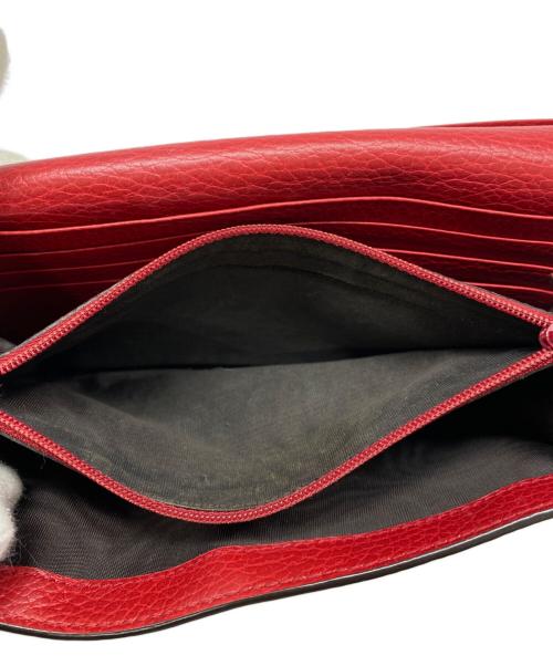 GUCCI（グッチ）GUCCI (グッチ) 長財布 レッドの古着・服飾アイテム
