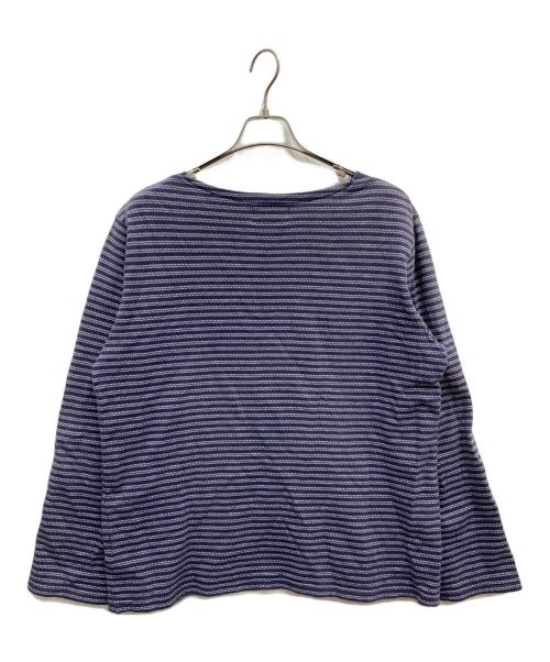 RRL（ダブルアールエル）RRL (ダブルアールエル) ボーダーカットソー ネイビー サイズ:Lの古着・服飾アイテム