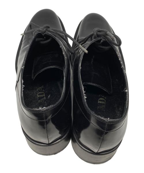 PRADA（プラダ）PRADA (プラダ) ダービーシューズ ブラック サイズ:361/2の古着・服飾アイテム