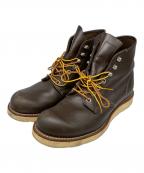 RED WINGレッドウィング）の古着「Round Toe Boots 6inch」｜ブラウン