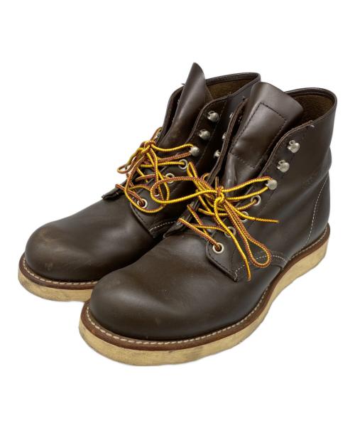 RED WING（レッドウィング）RED WING (レッドウィング) Round Toe Boots 6inch ブラウン サイズ:8の古着・服飾アイテム