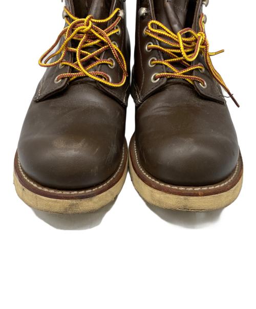 RED WING（レッドウィング）RED WING (レッドウィング) Round Toe Boots 6inch ブラウン サイズ:8の古着・服飾アイテム