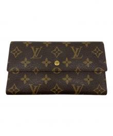 LOUIS VUITTON（ルイ ヴィトン）の古着「3つ折り財布」｜ブラウン