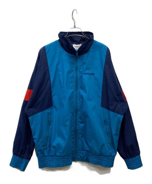 adidas（アディダス）adidas (アディダス) ナイロンジャケット ブルー サイズ:52の古着・服飾アイテム