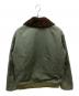 BALSAN (バルサン) 襟ボアジャケット オリーブ サイズ:96L：6000円