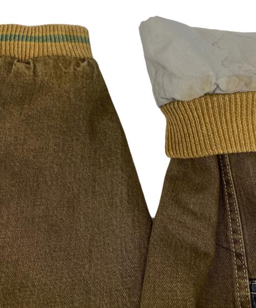 GUM GUMEX（-）GUM GUMEX (-) スタジャン ベージュ サイズ:Lの古着・服飾アイテム