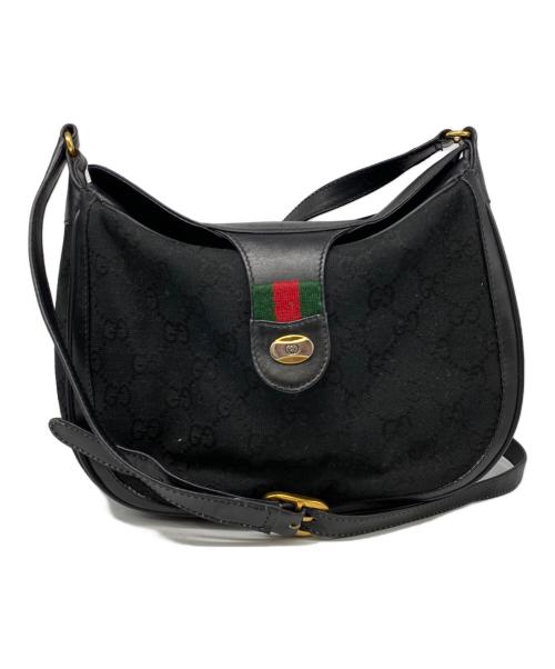 GUCCI（グッチ）GUCCI (グッチ) ショルダーバッグ ブラックの古着・服飾アイテム