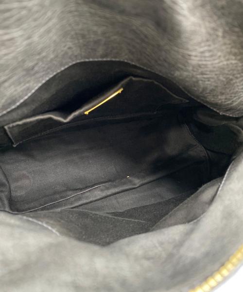 MIU MIU（ミュウミュウ）MIU MIU (ミュウミュウ) 2WAYサイドリボンバッグ グレーの古着・服飾アイテム