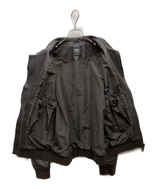 EMMETI（エンメティ）EMMETI (エンメティ) A-2型レザージャケット ブラウン サイズ:Mの古着・服飾アイテム