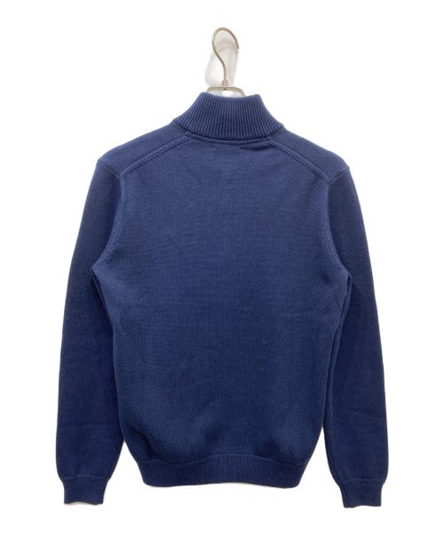 hackett london（ハケットロンドン）HACKETT LONDON (ハケットロンドン) ハーフジップコットンニット ネイビー サイズ:S 未使用品の古着・服飾アイテム