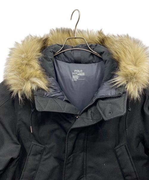 POLO RALPH LAUREN（ポロ・ラルフローレン）POLO RALPH LAUREN (ポロ・ラルフローレン) ダウンモッズコート ブラック サイズ:Mの古着・服飾アイテム