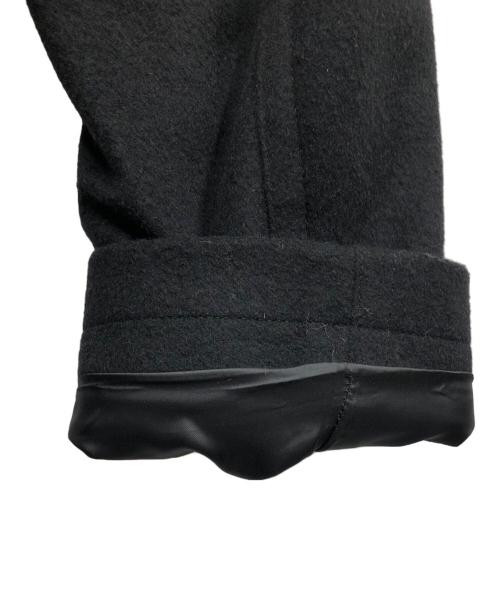 BLACK LABEL CRESTBRIDGE（ブラックレーベル クレストブリッジ）BLACK LABEL CRESTBRIDGE (ブラックレーベル クレストブリッジ) ラビットファースタンドカラーコート ブラック サイズ:Ｍの古着・服飾アイテム