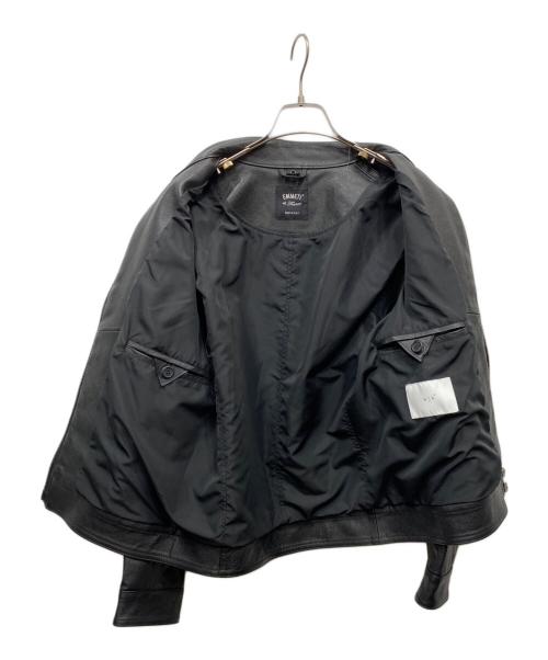 EMMETI（エンメティ）EMMETI (エンメティ) wjk (ダブルジェイケー) JURI シングルライダースジャケット ブラック サイズ:Mの古着・服飾アイテム