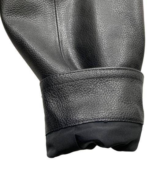 EMMETI（エンメティ）EMMETI (エンメティ) wjk (ダブルジェイケー) JURI シングルライダースジャケット ブラック サイズ:Mの古着・服飾アイテム