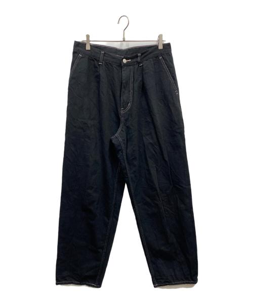 Graphpaper（グラフペーパー）Graphpaper (グラフペーパー) 2タックパンツ ブラック サイズ:Mの古着・服飾アイテム