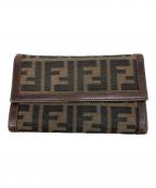 FENDIフェンディ）の古着「長財布」｜ブラウン