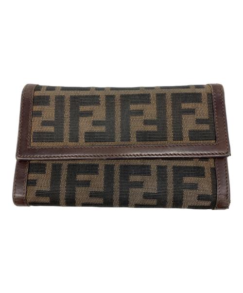 FENDI（フェンディ）FENDI (フェンディ) 長財布 ブラウンの古着・服飾アイテム