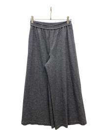 ADORE（アドーア）の古着「ウールスムースワイドパンツ」｜グレー