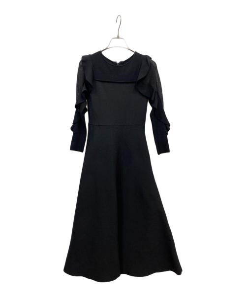 Apuweiser-riche（アプワイザーリッシェ）Apuweiser-riche (アプワイザーリッシェ) ニットワンピース ブラック サイズ:1の古着・服飾アイテム