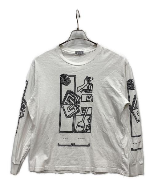 C.E（シーイー）C.E (シーイー) プリントTシャツ ホワイト サイズ:Lの古着・服飾アイテム