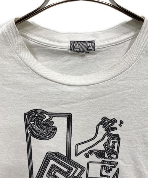 C.E（シーイー）C.E (シーイー) プリントTシャツ ホワイト サイズ:Lの古着・服飾アイテム