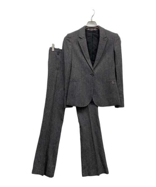 GUCCI（グッチ）GUCCI (グッチ) セットアップスーツ グレー サイズ:36の古着・服飾アイテム